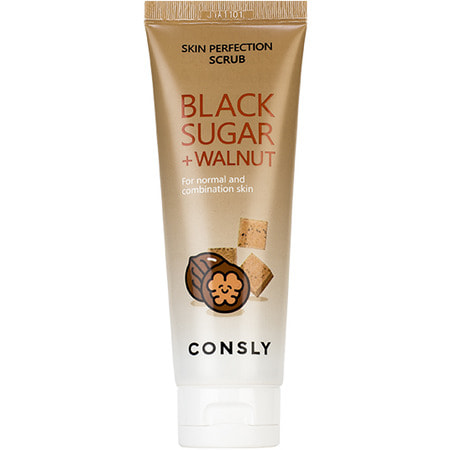 Consly "Black Sugar & Walnut Skin Perfection Scrub"          , 120 .