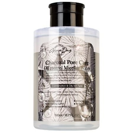 Grace Day "Charcoal Pore Care Oil Control Micellar Water"     , 500 .