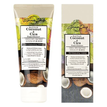 Grace Day "Real Fresh Coconut & Cica Foam Cleanser"          , 100 .