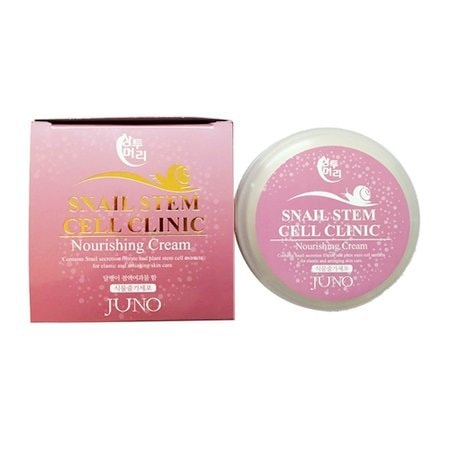 Juno Cosmetics "Sangtumeori Snail Stem Cell Clinic Nourishing Cream"    , 100 .