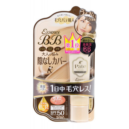 Sana "Pore Putty Essence Bb Cream Moist&Lift Up SPF 50" Увлажняющий BB крем-эссенция с лифтинг-эффектом, 33 г. (фото)