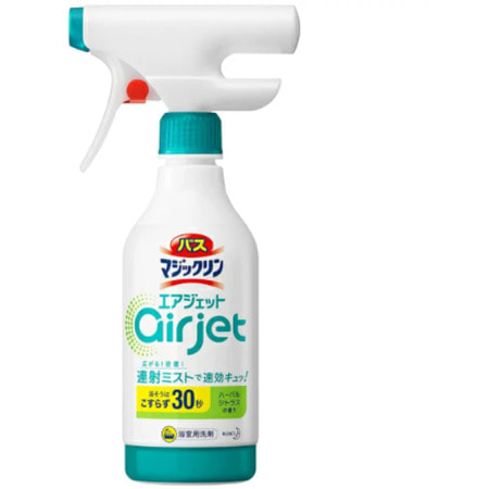 KAO "Bath Magiс Clean Air Jet Herbal Citrus" Чистящая спрей-пенка экспресс-действия для ванной комнаты, с функцией длительного распыления, с ароматом травяного цитруса, 430 мл. (фото)