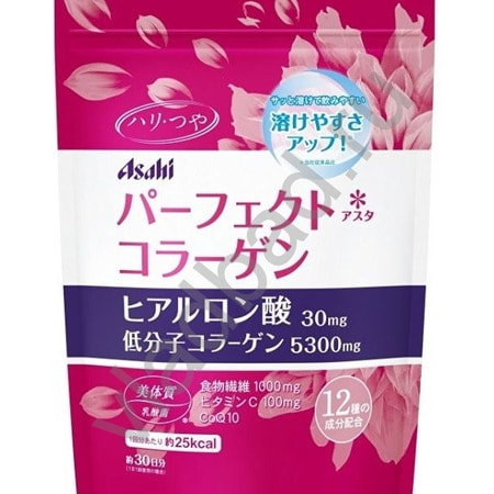 Asahi "Perfect Collagen Powder" Амино коллаген и гиалуроновая кислота, 225 гр. (фото)