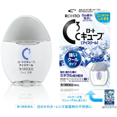 Rohto "C3 cool" Глазные капли для контактных линз, 13 мл. (фото)