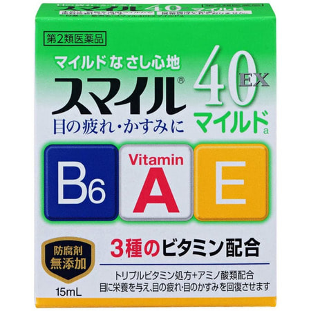 Lion "Smile 40 EX Mild" Капли для глаз с витаминами, 15 мл. (фото)