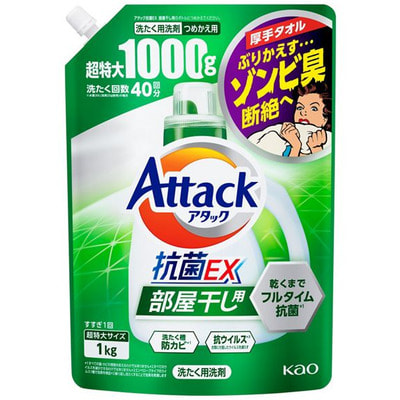 KAO "Attack Antibacterial EX"     ,   ,    ,  , 1000 . ()