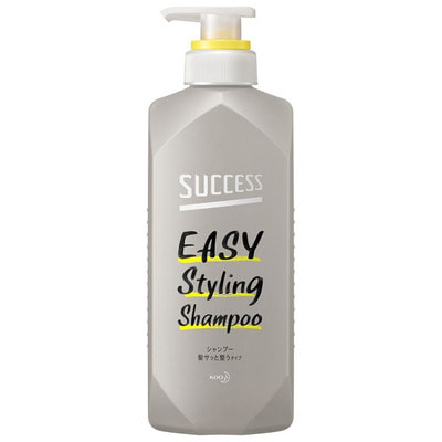 KAO "Success Easy Styling" Мужской шампунь для тщательного очищения, удаления неприятного запаха, облегчающий укладку, 400 мл. (фото)
