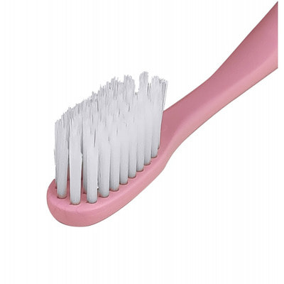 Dental Care "Nano Silver Pectrum Toothbrush" Зубная щетка c наночастицами серебра и сверхтонкой двойной щетиной, средней жесткости и мягкой, цвет: пепельная роза, 1 шт. (фото)