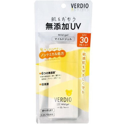 Omi Brother "Verdio" Мягкий водостойкий увлажняющий солнцезащитный гель для лица и тела, подходит для чувствительной кожи, SPF50+ PA++++, 80 гр. (фото)
