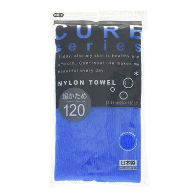 Ohe Corporation "Cure 2" Мочалка для душа, супержесткая, из 100% ультратонкого нейлона, 28 х 120 см, 1 шт. (фото)