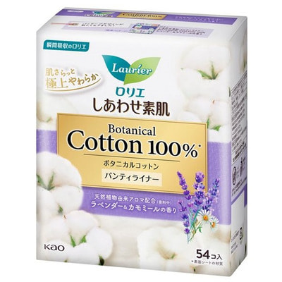 KAO "Laurier Happy Skin Botanical Cotton"         ,     , 14 , 54 . ()