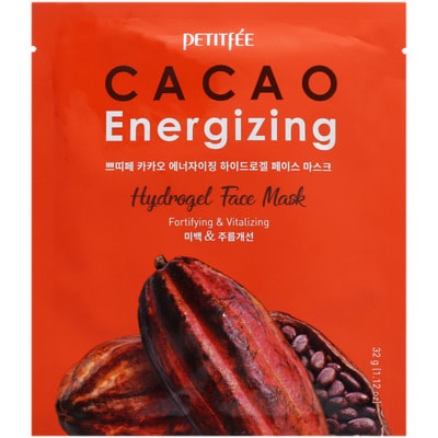 Petitfee "Cacao Energizing Hydrogel Face Mask"        , 32 . ()