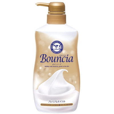 COW "Bouncia" Жидкое увлажняющее мыло для тела "Взбитые сливки" с гиалуроновой кислотой и коллагеном, с ароматом цветочного мыла, дозатор, 460 мл. (фото)