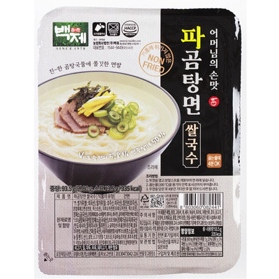 Baekje "Rice Noodle With Gomtang Flavour"       , 92 .