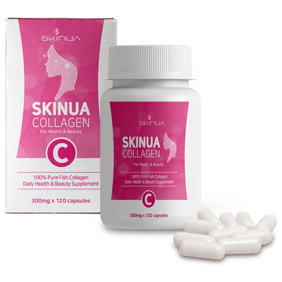 Skinua "Premium Collagen" 100% Премиум морской коллаген, 300 мг х 120 капсул. (фото)
