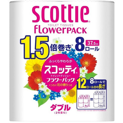 Nippon Paper Crecia Co., Ltd. "Scottie Flower PACK 1.5"     , , 8   37,5 .