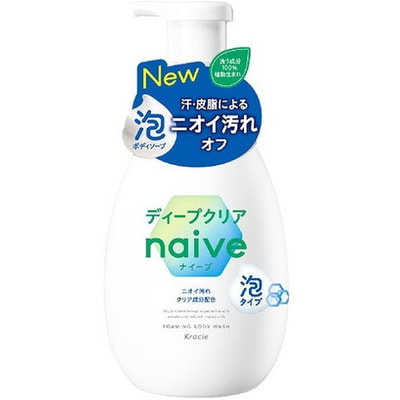 Kracie "Naive Foam Body Soap Deep Clear"  -   " ",   , - , 600 . ()