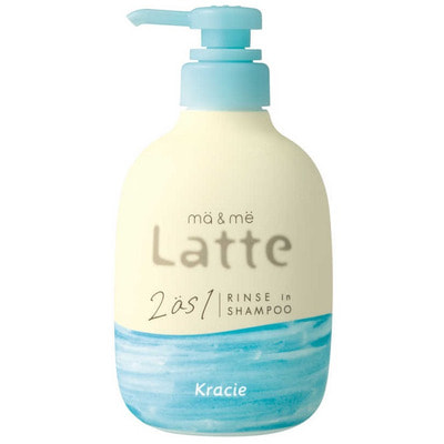 Kracie "Ma&Me Latte 2 as 1 Rinse in Shampoo"  -      ,    , 490 . ()