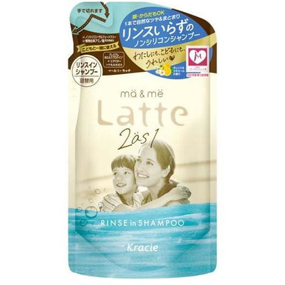 Kracie "Ma&Me Latte 2 as 1 Rinse in Shampoo"  -      ,    ,  , 360 . ()