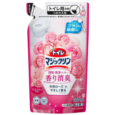 KAO "Magi Clean Toilet Deodorant&Clean Elegant Rose"      ,   ,  , 300 . ()