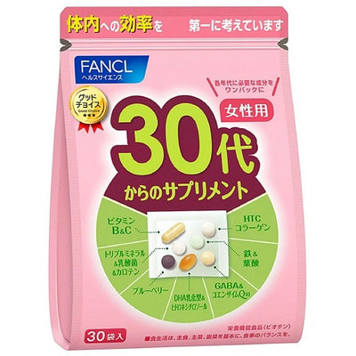 Fancl Комплекс для женщин после 30 лет, 30 пакетиков с капсулами на 30 дней. (фото)