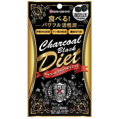 Meiji "Minami Charcoal Black Diet"  , 80 ,  20 .