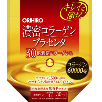 Orihiro Плотный коллаген и плацента, 120 гр. на 30 дней.