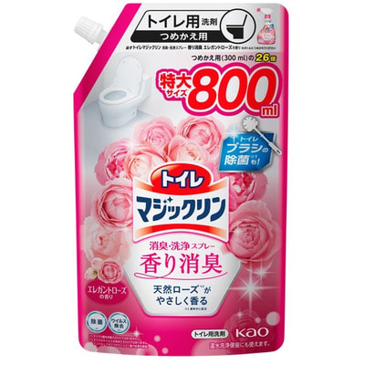 KAO "Magic Clean Toilet Deodorant&Clean Elegant Rose"      ,   ,  , 800 . ()