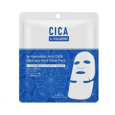 Mitomo "Hyaluronic CICA Face&Neck Mask"             , 1 . ()