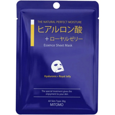 Mitomo "Hyaluronic + Royal Jelly Mask"          , 1 . ()