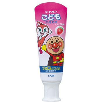 Lion Детская зубная паста слабообразивная, со вкусом клубники, 40 гр. (фото)