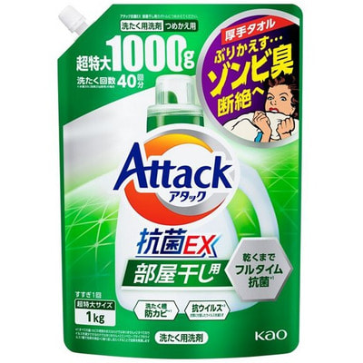 KAO "Attack Antibacterial EX"     ,   ,    ,  , 1000 . ()
