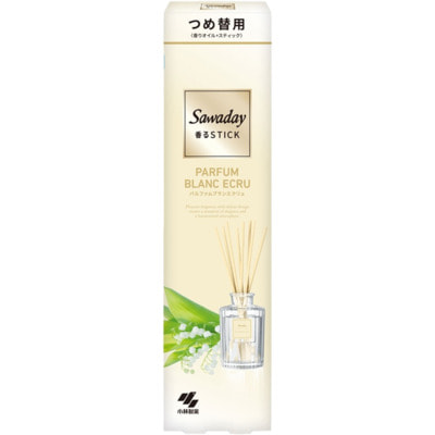 Kobayashi "Parfum Blanc Ecru - Нежные цветы" Ароматический диффузор для дома, наполнитель + палочки, сменная упаковка, 70 мл. Kobayashi "Parfum Blanc Ecru - Нежные цветы" Ароматический диффузор для дома, наполнитель + палочки, сменная упаковка, 70 мл. (фото)