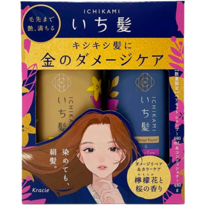 Kracie "Ichikami Damage Repair&Color Care"     ,       ,  480 . +  480 . ()