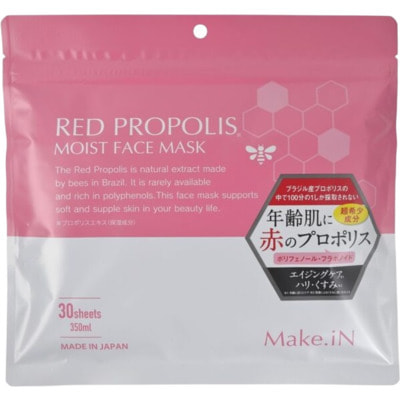 Evliss "Make.in Red Propolis Moist" Увлажняющая маска для лица с красным прополисом, лифтинг уход, 30 шт. Evliss "Make.in Red Propolis Moist" Увлажняющая маска для лица с красным прополисом, лифтинг уход, 30 шт. (фото)