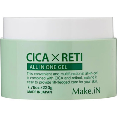 Evliss "Make.in CICA Reti All In One Gel" Увлажняющий гель c экстрактом центеллы азиатской и ретинолом, 220 г. Evliss "Make.in CICA Reti All In One Gel" Увлажняющий гель c экстрактом центеллы азиатской и ретинолом, 220 г. (фото)