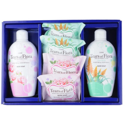 Clover "Flora Set Флора и Алоэ" Подарочный набор мыло туалетное косметическое и жидкое мыло для тела, 70 г х 4 шт, 250 мл х 2 шт. Clover "Flora Set Флора и Алоэ" Подарочный набор мыло туалетное косметическое и жидкое мыло для тела, 70 г х 4 шт, 250 мл х 2 шт. (фото)