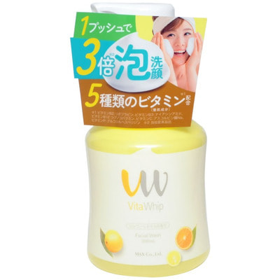 MAX "Vita Whip Facial Foam" Пенка для умывания лица “5 витаминов”, 300 мл. MAX "Vita Whip Facial Foam" Пенка для умывания лица “5 витаминов”, 300 мл. (фото)