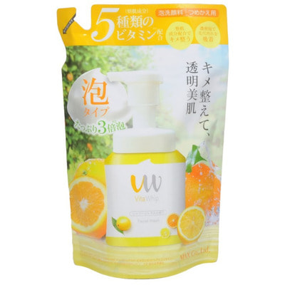 MAX "Vita Whip Facial Foam" Пенка для умывания лица “5 витаминов”, сменная упаковка, 250 мл. MAX "Vita Whip Facial Foam" Пенка для умывания лица “5 витаминов”, сменная упаковка, 250 мл. (фото)