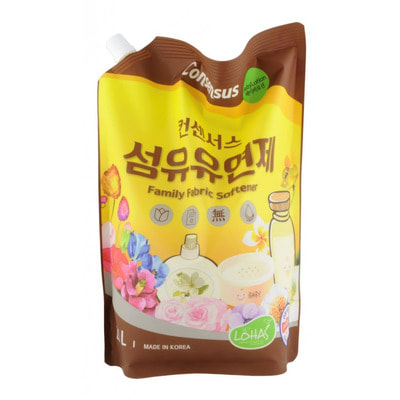 HB Global "Consensus Fabric Softener" Кондиционер для белья для всей семьи, аромат детского лосьона, сменная упаковка, 2,1 л. HB Global "Consensus Fabric Softener" Кондиционер для белья для всей семьи, аромат детского лосьона, сменная упаковка, 2,1 л. (фото)