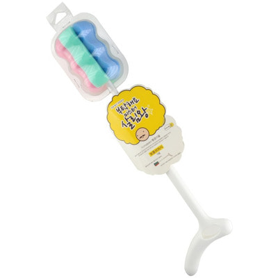 Insan "Antibacterial Bottle Brush" Губка для мытья посуды с ручкой, с антибактериальной пропиткой, 1 шт. Insan "Antibacterial Bottle Brush" Губка для мытья посуды с ручкой, с антибактериальной пропиткой, 1 шт. (фото)