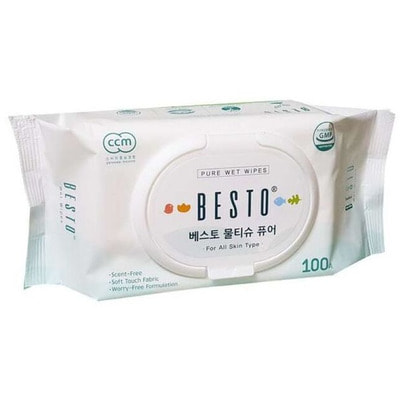 Sandokkaebi "Besto Pure Wet Wipes" Влажные салфетки для рук и тела с экстрактами эвкалипта и овсянки, 100 шт. Sandokkaebi "Besto Pure Wet Wipes" Влажные салфетки для рук и тела с экстрактами эвкалипта и овсянки, 100 шт. (фото)