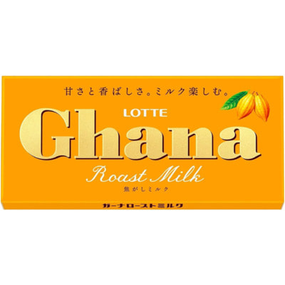 Lotte "Ghana Excellent Roast Milk" Шоколад со вкусом молочной карамели, 50 г. Lotte "Ghana Excellent Roast Milk" Шоколад со вкусом молочной карамели, 50 г. (фото)