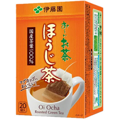 Itoen "Hojicha" Чай зеленый Ходзича, 20 пакетиков. Itoen "Hojicha" Чай зеленый Ходзича, 20 пакетиков. (фото)