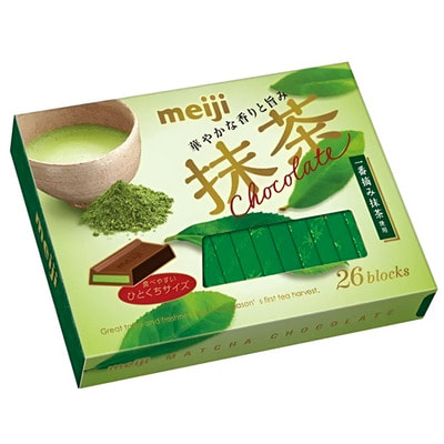 Meiji "Matcha Chocolate Box" �������� ������� � ���� �����, 26 ��. ,120 �. (����)