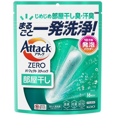 KAO "Attack Zero Perfect Stick for Room Drying" ���������� ������� � ������ ��� ����� ����� � ����������, � ����������������� �������� � ���������� ������� ��������, 16 ��. (����)