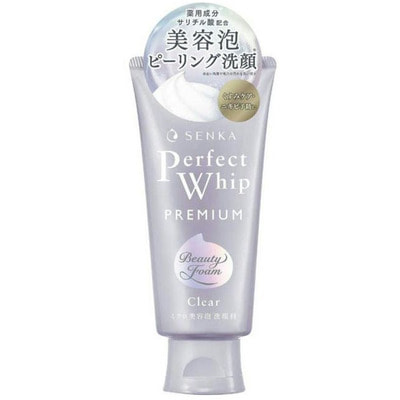 Shiseido "Senka Premium Perfect Whip Clear" ��������� ����� ��� �������� � ����������� ��������, 120 �.