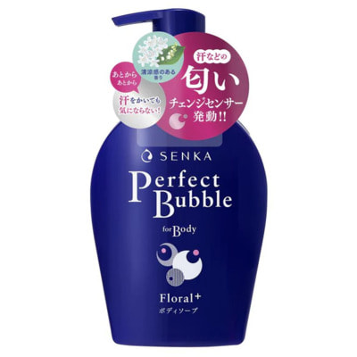 Shiseido "Senka Perfect Bubble For Body Floral+" ����������� ������ ���� ��� ���� ������ ������, ��������� ������, 500 ��. (����)