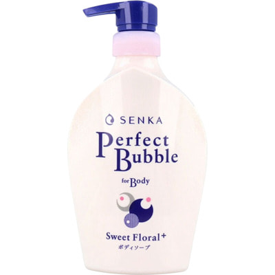 Shiseido "Senka Perfect Bubble For Body Sweet Floral+" ����������� ������ ���� ��� ���� ������ ������, ������� ��������� ��������, 500 ��. (����)