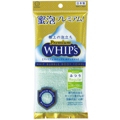 Kokubo "Premium WHIP’s Bubble" Мочалка средней жесткости, зеленая, 28х100 см. Kokubo "Premium WHIP’s Bubble" Мочалка средней жесткости, зеленая, 28х100 см. (фото)